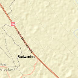 Radwanice Street Map