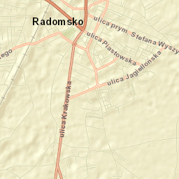 Radomsko Street Map