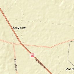Smyków Street Map