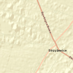 Strzyżowice Street Map