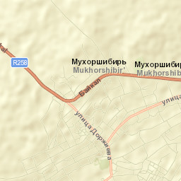 Mukhorshibir’ Street Map