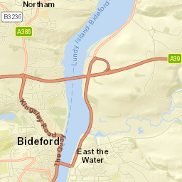 43 Lower Gunstone, Bideford, Devon EX39 2DE, UK Street Map