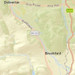 20 Battleton, Dulverton, Somerset TA22 Street Map