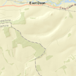 East Dean Street Map
