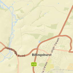 Billingshurst Street Map