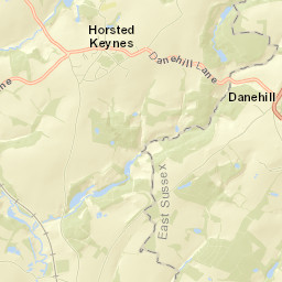 Horsted Keynes Street Map