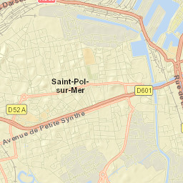 Saint-Pol-sur-Mer Street Map