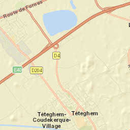 Téteghem Street Map