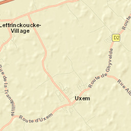 Uxem Street Map