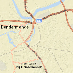 Dendermonde Street Map