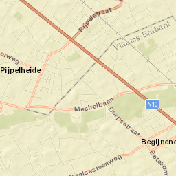 Begijnendijk Street Map