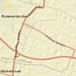 Rommerskirchen Street Map