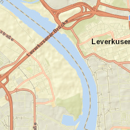 Leverkusen Street Map