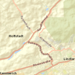 Lindlar Street Map