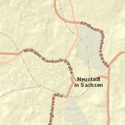 Neustadt in Sachsen Street Map