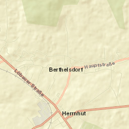 Herrnhut Street Map