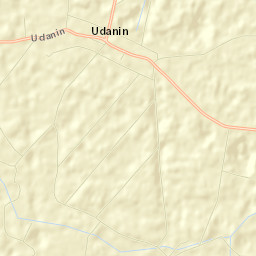 Udanin Street Map