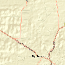 Bychawa Street Map