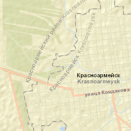 Krasnoarmeysk Street Map