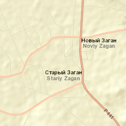 Novyy Zagan Street Map