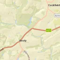 Cuckfield Street Map
