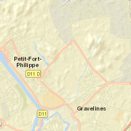 Gravelines Street Map