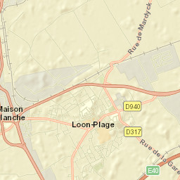 Loon-Plage Street Map