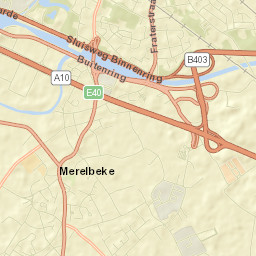 Merelbeke Street Map