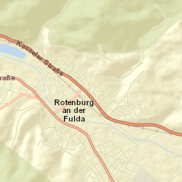 Rotenburg an der Fulda Street Map