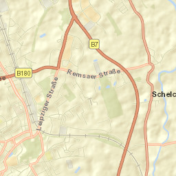 Altenburg Street Map