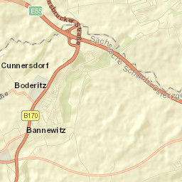 Bannewitz Street Map