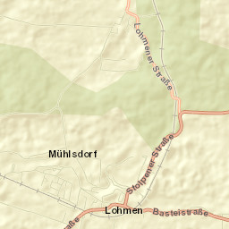Lohmen Street Map