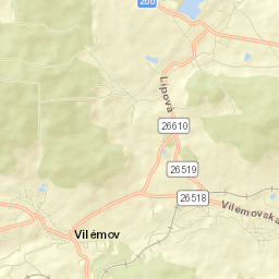 Vilémov Street Map
