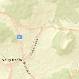 Velký Šenov Street Map
