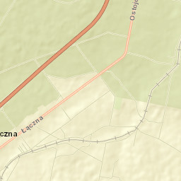 Łączna Street Map