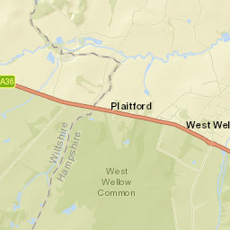 West Wellow Street Map