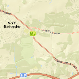 North Baddesley Street Map