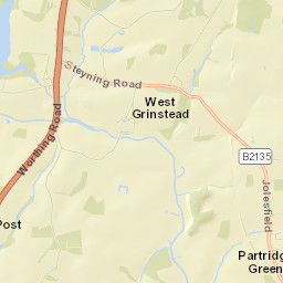 Partridge Green Street Map