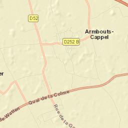Armbouts-Cappel Street Map