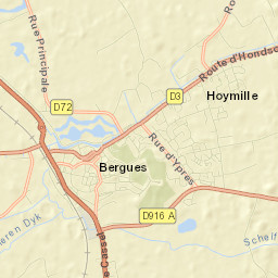 Bergues Street Map