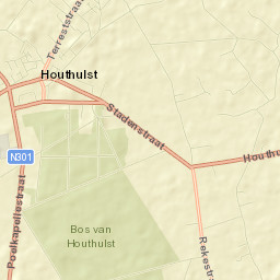 Houthulst Street Map