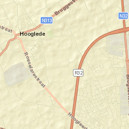 Hooglede Street Map