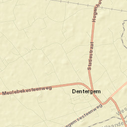 Dentergem Street Map