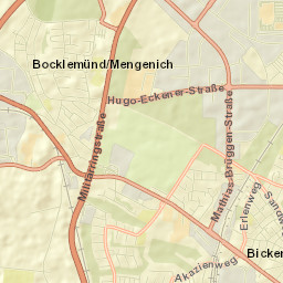 Mengenich Street Map