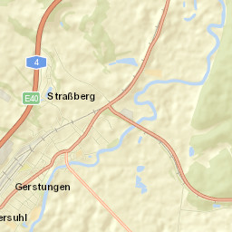 Gerstungen Street Map