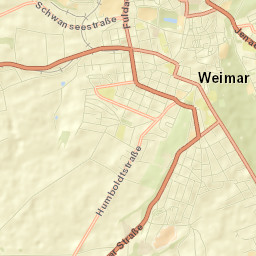 Weimar Street Map