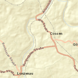Lunzenau Street Map