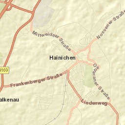 Hainichen Street Map