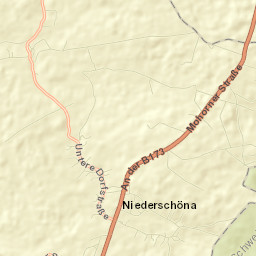 Niederschöna Street Map