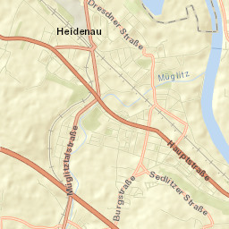 Heidenau Street Map